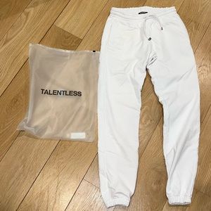 Talentless White Joggers - new!!